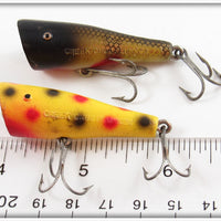 Creek Chub Perch & Yellow Spotted Spinning Plunker Pair