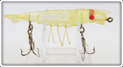 Vintage Manning's Shrimp Lure Co Yellow Tasty Shrimp Lure