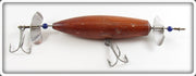 Vintage Cedar Plug Cedar Propeller Pocono Bait Lure 