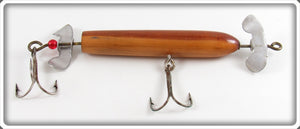 Vintage Cedar Plug Cedar Propeller Pocono Bait Lure