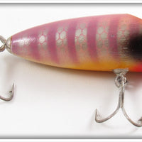 Vintage Lou Eppinger Purple Striped Osprey Wobbler Lure 