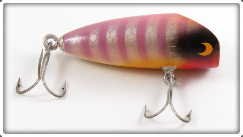 Vintage Lou Eppinger Purple Striped Osprey Wobbler Lure 