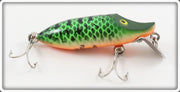 Vintage Heddon Green Crawdad Tiny Floating River Runt Lure