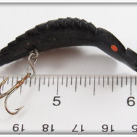 Wimer's Helgerlure Co Black & Orange Helgrammite With Paper