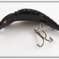 Wimer's Helgerlure Co Black & Orange Helgrammite With Paper