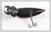 Wimer's Helgerlure Co Black & Orange Helgrammite With Paper