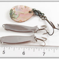 Mother Of Pearl Or Shell Lure Lot Of Three