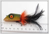 Marathon Bait Co Green Striped Feather Wobbler