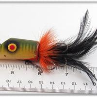 Marathon Bait Co Green Striped Feather Wobbler