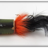 Marathon Bait Co Green Striped Feather Wobbler