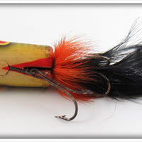 Marathon Bait Co Green Striped Feather Wobbler