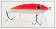 Vintage Unknown Red, Orange & Yellow Texas Hump Style Lure