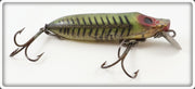 Vintage Heddon Green Shore Early River Runt Lure