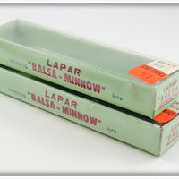 Lapar Balsa Minnow Pair In Boxes