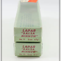 Lapar Balsa Minnow Pair In Boxes