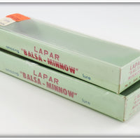 Lapar Balsa Minnow Pair In Boxes