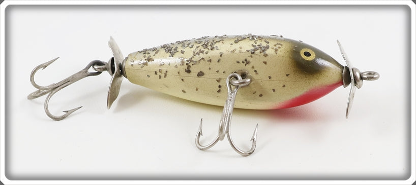 Vintage Creek Chub Silver Flash Spinning Injured Minnow Lure