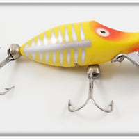 Vintage Heddon Yellow Shore Tiny Runt Lure