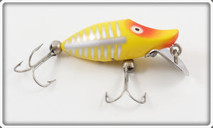 Vintage Heddon Yellow Shore Tiny Runt Lure