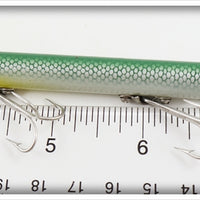 Boone Bait Co Green & Silver Scale Needlefish In Box