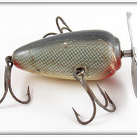 Vintage McCagg Blue Mullet Scale Salty Barney Lure