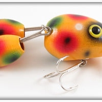 Contemporary Yellow Spotted Frog Lure 