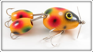 Contemporary Yellow Spotted Frog Lure 