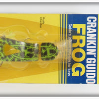 Renosky Chartreuse Bullfrog Crankin' Guido Frog Lure On Card