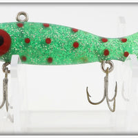 Hogie's Green Red Spots Texas Minnow