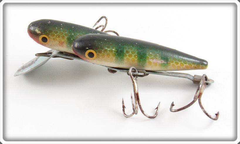 Vintage Staley Johnson Perch Twin Minn Lure