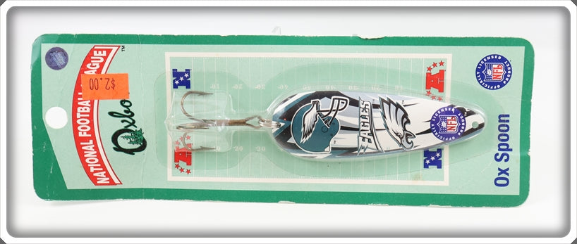 Oxboro Outdoors Inc NFL Football Eagles Ox Spoon Lure On Card