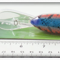 Sebile Blue Red Craw Racer Craw On Card