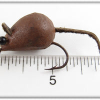 Unknown Brown Wooden Fly Rod Mouse