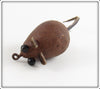 Unknown Brown Wooden Fly Rod Mouse