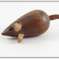 Unknown Brown Wooden Fly Rod Mouse