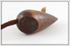 Unknown Brown Wooden Fly Rod Mouse