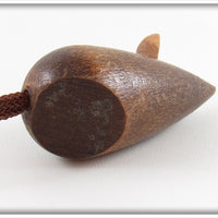 Unknown Brown Wooden Fly Rod Mouse