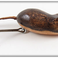 Unknown Brown Wooden Mouse Lure