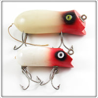 Shakespeare Red & White Glo Lite Mouse & Swimming Mouse Lure Pair