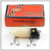 Vintage Shakespeare Black & White Glo Lite Mouse Lure In Box