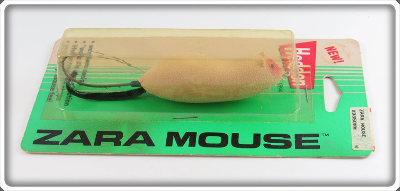 Vintage Heddon Weedless Zara Mouse Lure On Card