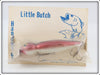 Vintage Aromatic Red Cedar Purple Little  Butch Lure On Card