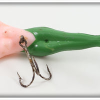 Vintage Stream Eze Green Red Head Virgin Mermaid Lure