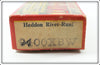 Heddon Black Shore Early River Runt In Box 9400 XBW