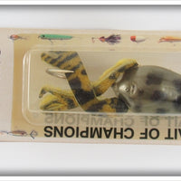 Vintage Fred Arbogast Frog Spot Fred's Frog Lure On Card 