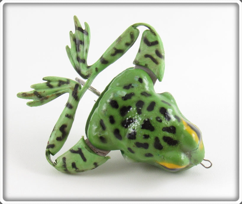 Vintage Jenson Green Frog Froglegs Lure 