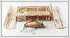 Vintage Heddon Rainbow Midget River Runt Lure In Box 9010 RB 