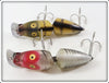 Heddon Pike Scale & Silver Shore Jointed River Runt Pair