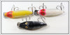 Heddon Yellow Shore, White Shore & Black Shore River Runt Lot Of Three