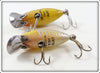 Heddon Perch & Yellow Shore Tiny Runt Pair